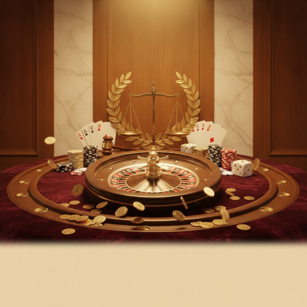 Roulette wheel with falling coins on velvet surface, representing online casino promotions in Australia